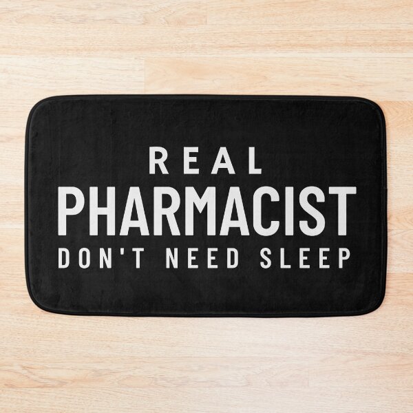 Item preview, Real Pharmacist Don`t Need Sleep, Funny Pharmacist designed and sold by Anniko Art Studio.