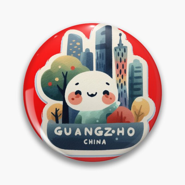 Item preview, 3D Sketch of Guangzhou, China – Iconic Cityscape and Landmarks, designed and sold by PaintMeWorld.