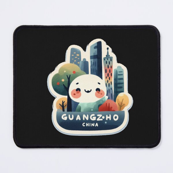 Item preview, 3D Sketch of Guangzhou, China – Iconic Cityscape and Landmarks, designed and sold by PaintMeWorld.
