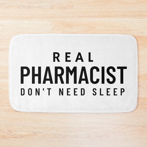 Item preview, Real Pharmacist Don`t Need Sleep, Funny Pharmacist designed and sold by Anniko Art Studio.