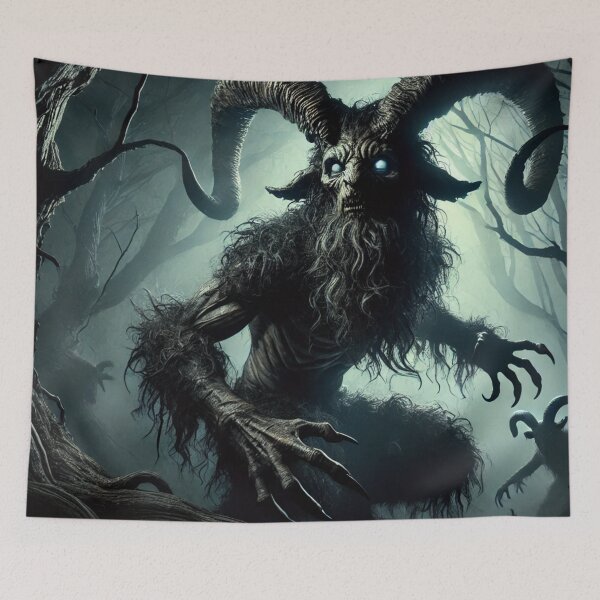 Item preview, Terrifying Faun of the Dark Woods designed and sold by aunins7.
