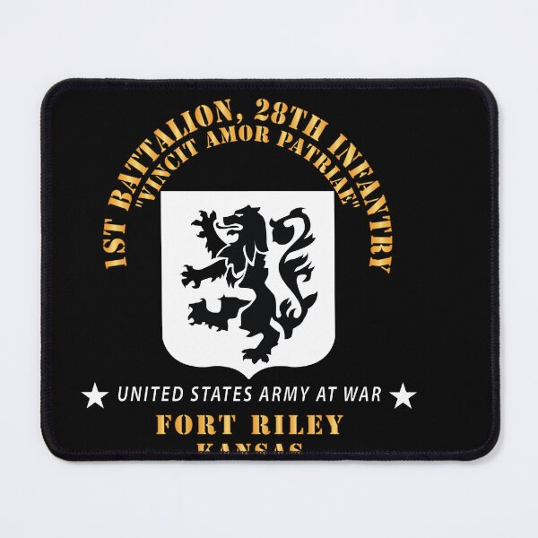 Item preview, 1st Bn, 28th Infantry - Ft Riley KS X 300 designed and sold by Military Insignia Products.