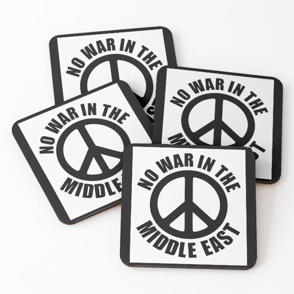 Item preview, NO WAR IN THE MIDDLE EAST designed and sold by Paparaw.