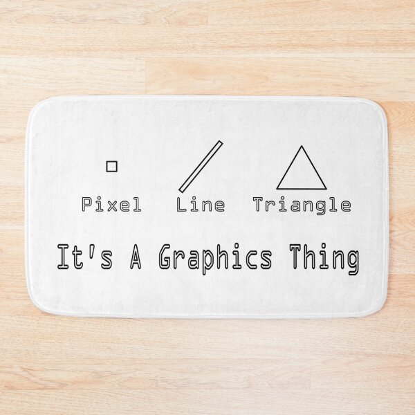 Item preview, Graphics Programming : The Building Blocks of Graphics (It's a Graphics Thing) designed and sold by Red Jacket Technologies.