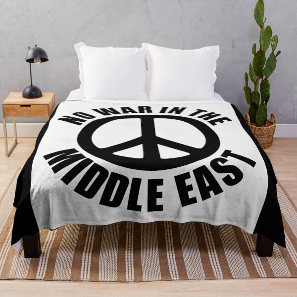 Item preview, NO WAR IN THE MIDDLE EAST designed and sold by Paparaw.