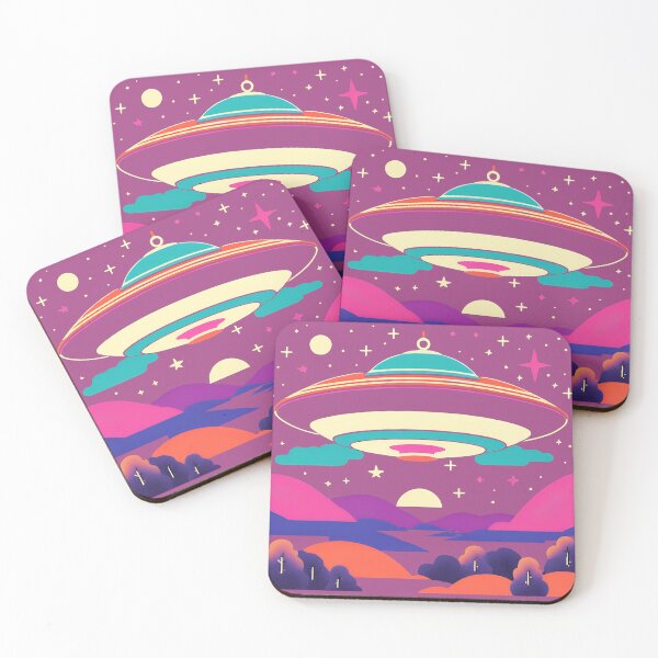 Item preview, Stylized UFO: Cosmic Curiosity designed and sold by Vestina88.