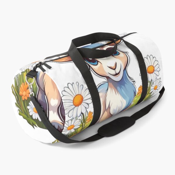 Item preview, A cute cartoon goat Design, standing in a field of daisies. designed and sold by HEMRO.