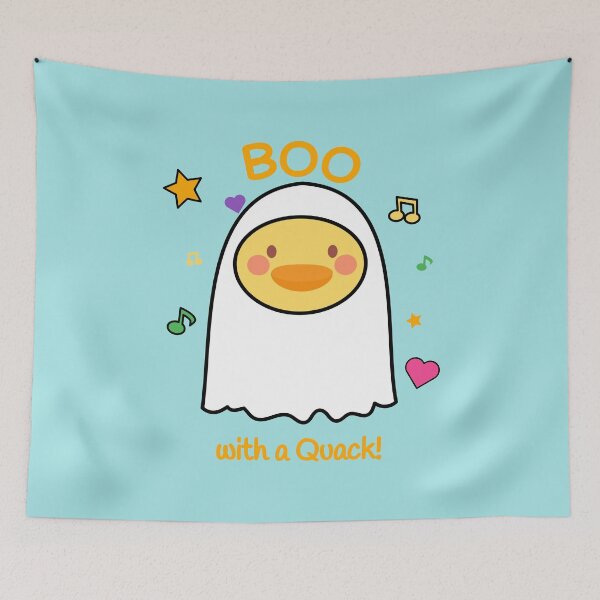 Item preview, Boo with a Quack Halloween Duck designed and sold by Tulip Creators .