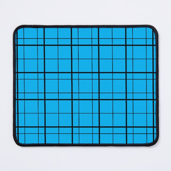 Item preview, Blue Windowpane Plaid Pattern Design designed and sold by PatternTitan.