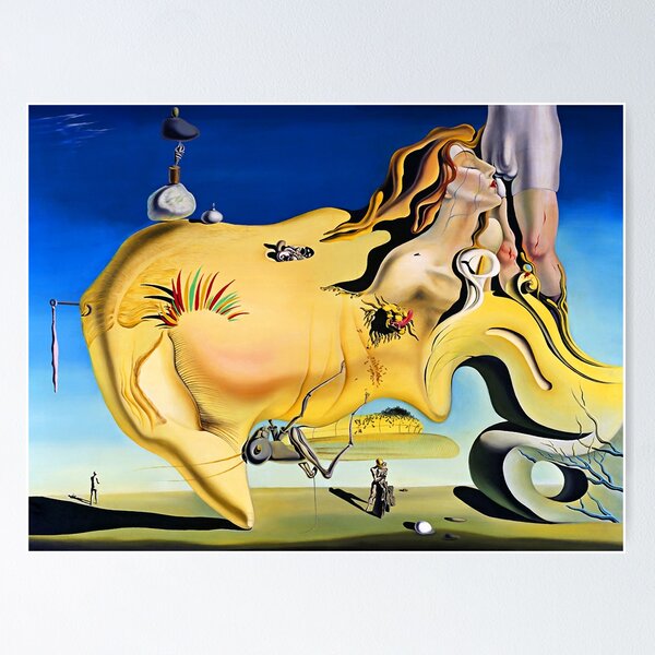 Item preview, Salvador Dalí, the Great Masturbator, Surrealism, Fine Art Print, Digitally Remastered designed and sold by Artistic Gift Print.