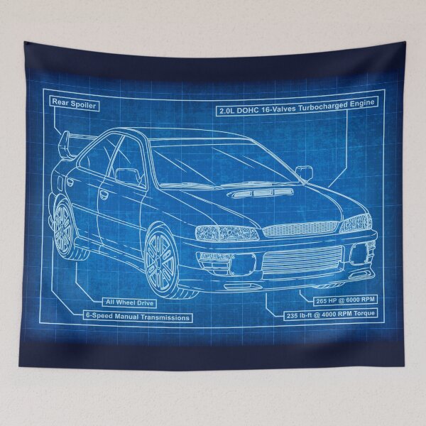 Item preview, Subaru Impreza WRX STi 22B Mean Eye designed and sold by JDM Guyvit.