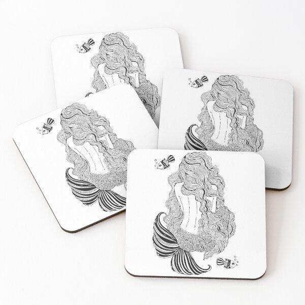 Item preview, A mermaid with her back designed and sold by SweetRossel.
