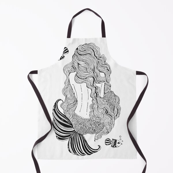Item preview, A mermaid with her back designed and sold by SweetRossel.