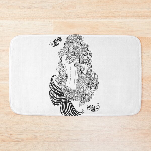 Item preview, A mermaid with her back designed and sold by SweetRossel.