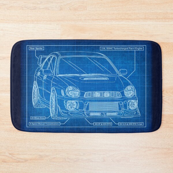 Item preview, Subaru Impreza WRX STi Bug Eye Blueprint designed and sold by JDM Guyvit.