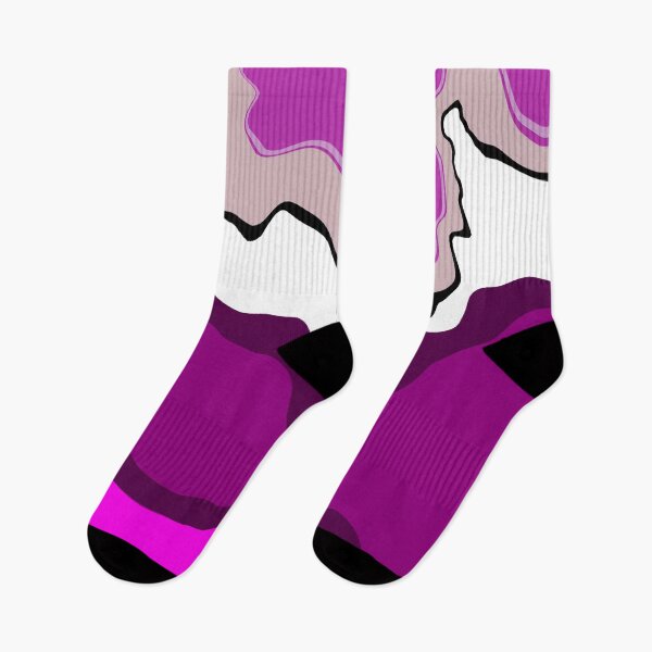 Item preview, Preppy Swirls Liquid Swirl 60s Style Hot Pink and Purple 4 of 4 designed and sold by Beachy.