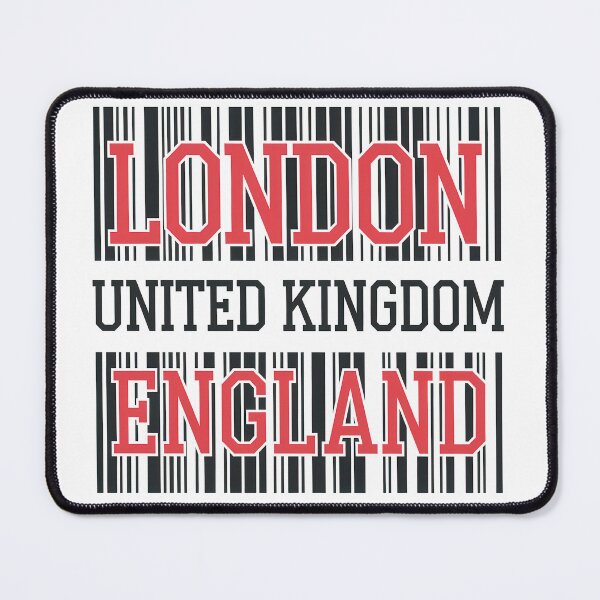 Item preview, London England Barcode designed and sold by Angry Swan Designs.