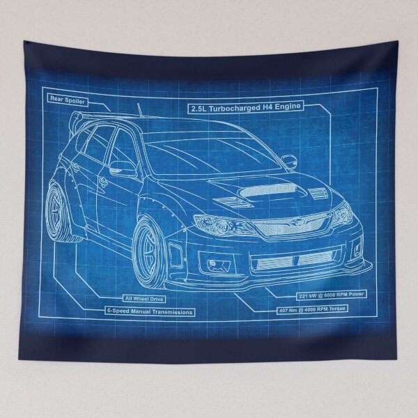 Item preview, Subaru Impreza WRX STi Stink Eye Hatchback designed and sold by JDM Guyvit.