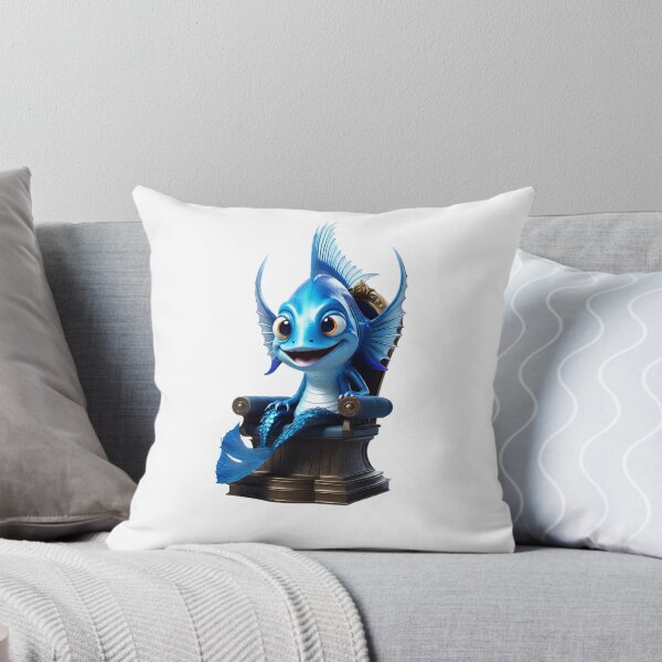 Item preview, Smiling fish prince sits on the throne designed and sold by MadinaFatt.