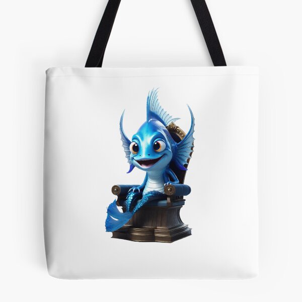 Item preview, Smiling fish prince sits on the throne designed and sold by MadinaFatt.