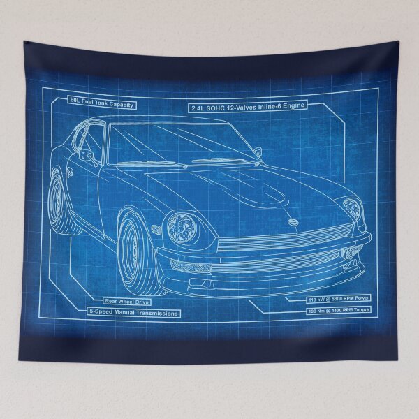 Item preview, Datsun 240z Blueprint designed and sold by JDM Guyvit.