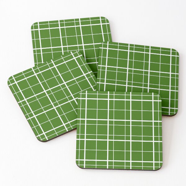 Item preview, Green Windowpane Plaid Pattern Design designed and sold by PatternTitan.