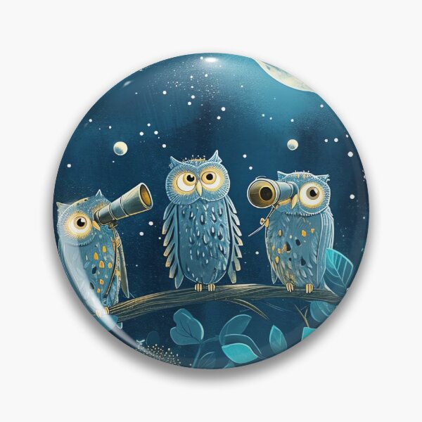 Item preview, Astronomer Owls Adventure designed and sold by cute-animals99.