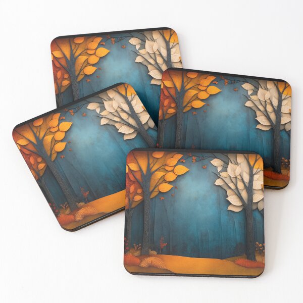 Item preview, Wallart Autumn Forest Paper Cutout designed and sold by DigiCre8.