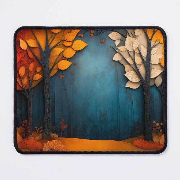 Item preview, Wallart Autumn Forest Paper Cutout designed and sold by DigiCre8.