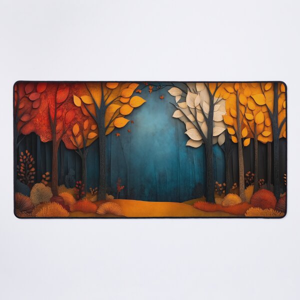 Item preview, Wallart Autumn Forest Paper Cutout designed and sold by DigiCre8.