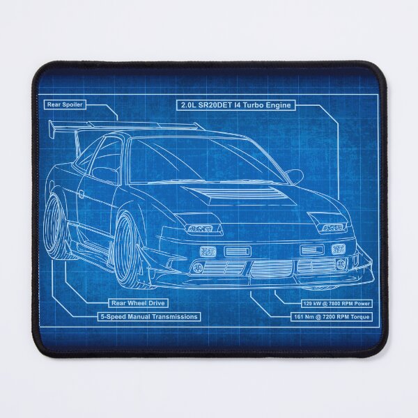Item preview, Nissan 180SX Blueprint designed and sold by JDM Guyvit.
