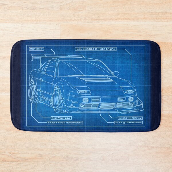 Item preview, Nissan 180SX Blueprint designed and sold by JDM Guyvit.