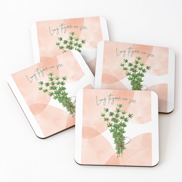 Item preview, Long Thyme No See Herb Pun Design designed and sold by RaiyaTees.