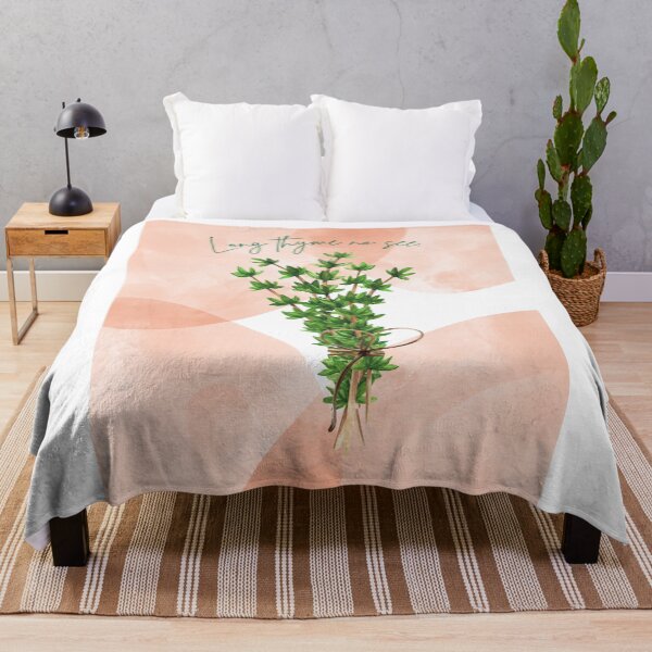 Item preview, Long Thyme No See Herb Pun Design designed and sold by RaiyaTees.