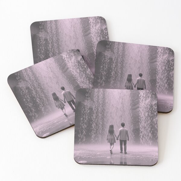 Item preview, Cascading Love: A Couple's Waterfall Moment designed and sold by choder61.
