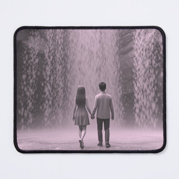 Item preview, Cascading Love: A Couple's Waterfall Moment designed and sold by choder61.