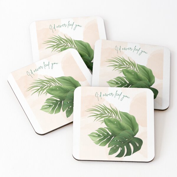Item preview, I'd Never Leaf You - Humorous Greenery Art designed and sold by RaiyaTees.