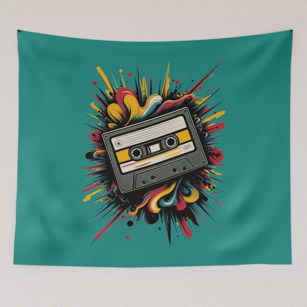 Item preview, Retro cassette. designed and sold by MyHappyArtShop.