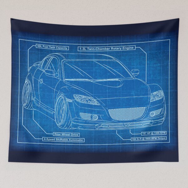 Item preview, Mazda RX-8 Blueprint designed and sold by JDM Guyvit.