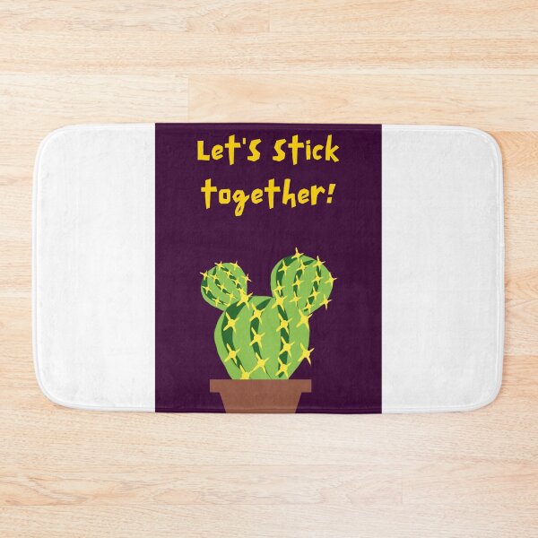 Item preview, Let's Stick Together Cactus Art designed and sold by RaiyaTees.