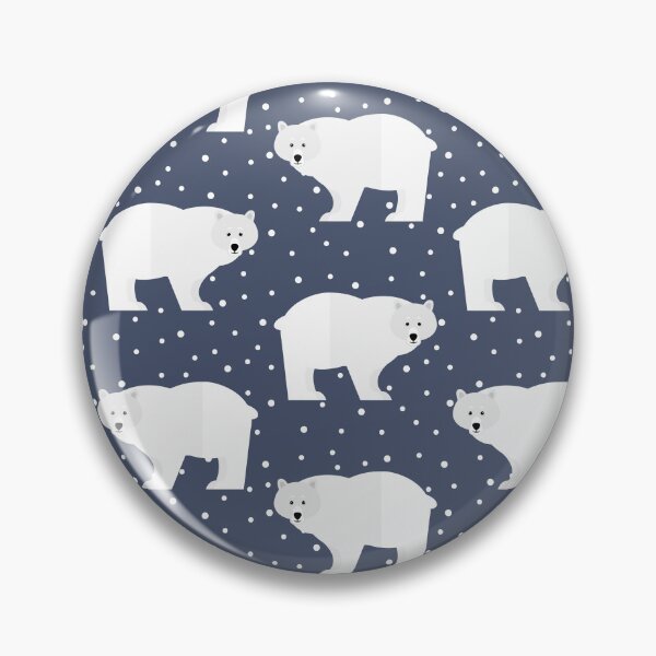 Item preview, Polar bears on blue designed and sold by reneesillus.