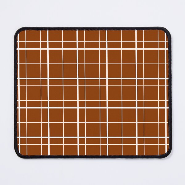 Item preview, Brown Windowpane Plaid Pattern Design designed and sold by PatternTitan.