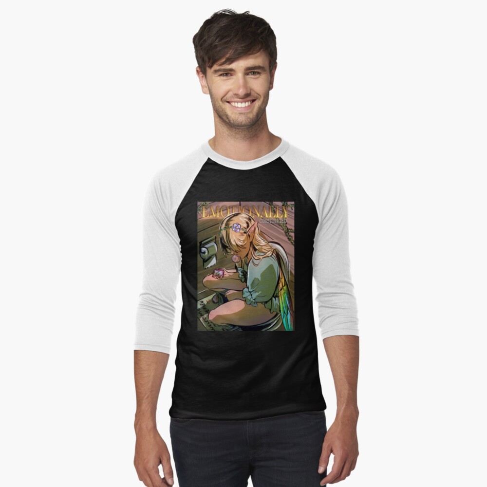 Item preview, Baseball ¾ Sleeve T-Shirt designed and sold by GoatakiArt.