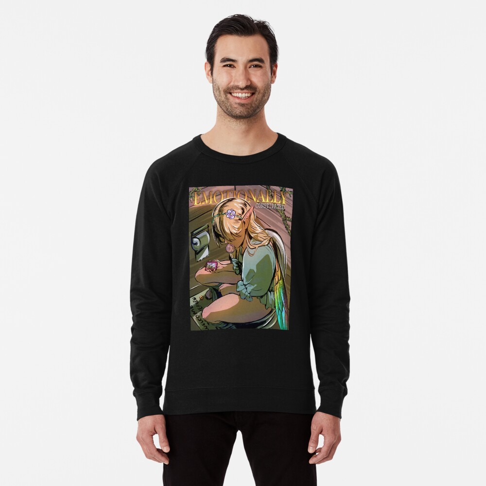 Item preview, Lightweight Sweatshirt designed and sold by GoatakiArt.