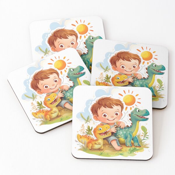 Item preview, Sunny Playground of Dino Friends designed and sold by AI-Only Creations.