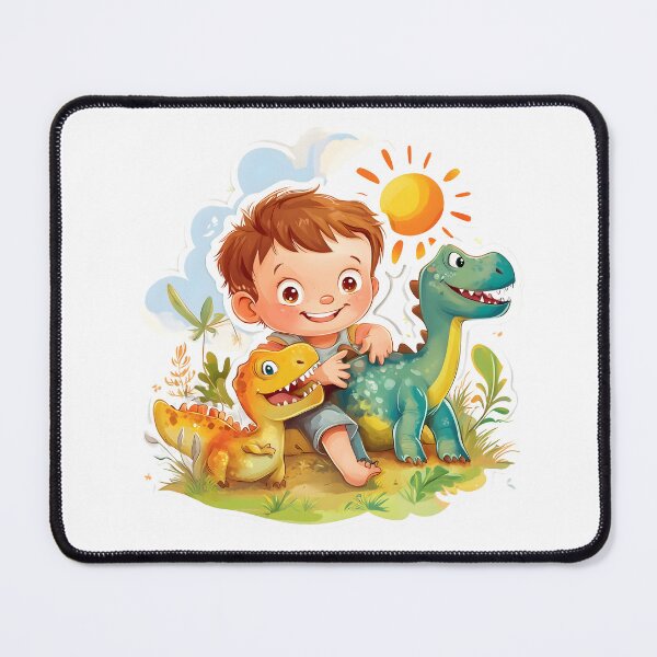Item preview, Sunny Playground of Dino Friends designed and sold by AI-Only Creations.