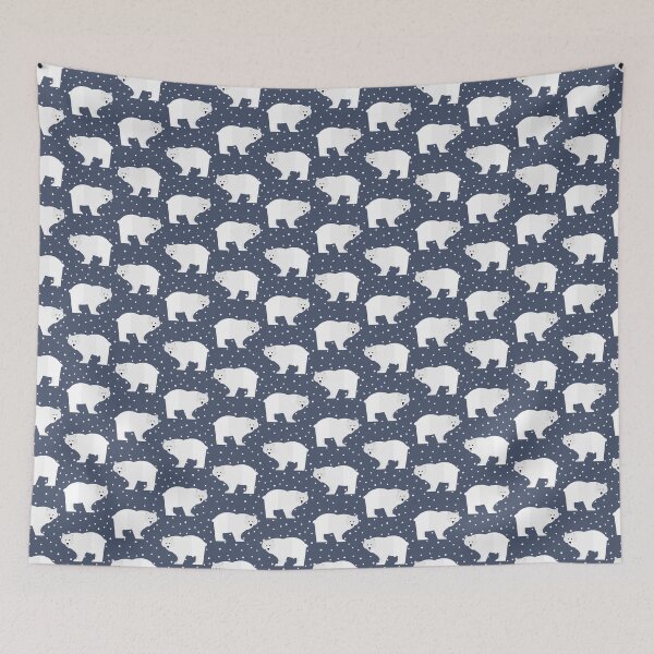 Item preview, Polar bears on blue designed and sold by reneesillus.
