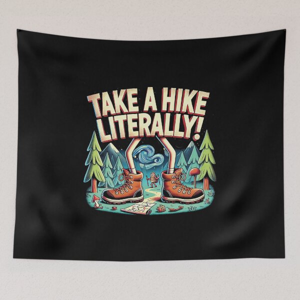 Item preview, Take a Hike, Literally! | For nature and outdoors lovers! | designed and sold by pafkrusk.