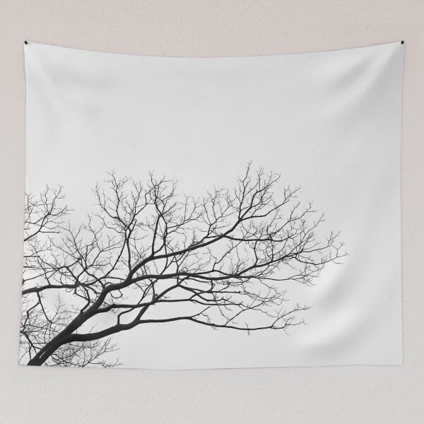 Item preview, Stark Leafless Tree Branch Wallart designed and sold by DigiCre8.