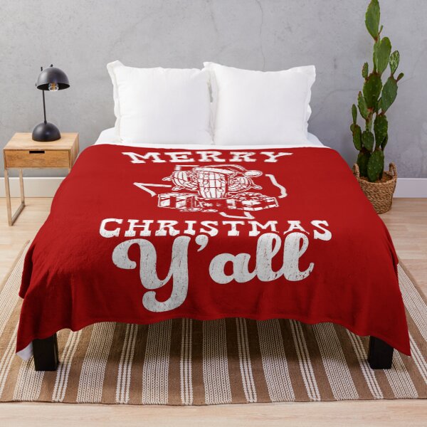Item preview, Merry Christmas Y'all Funny Western Texas Christmas Cactus designed and sold by LazyLoungeCo.